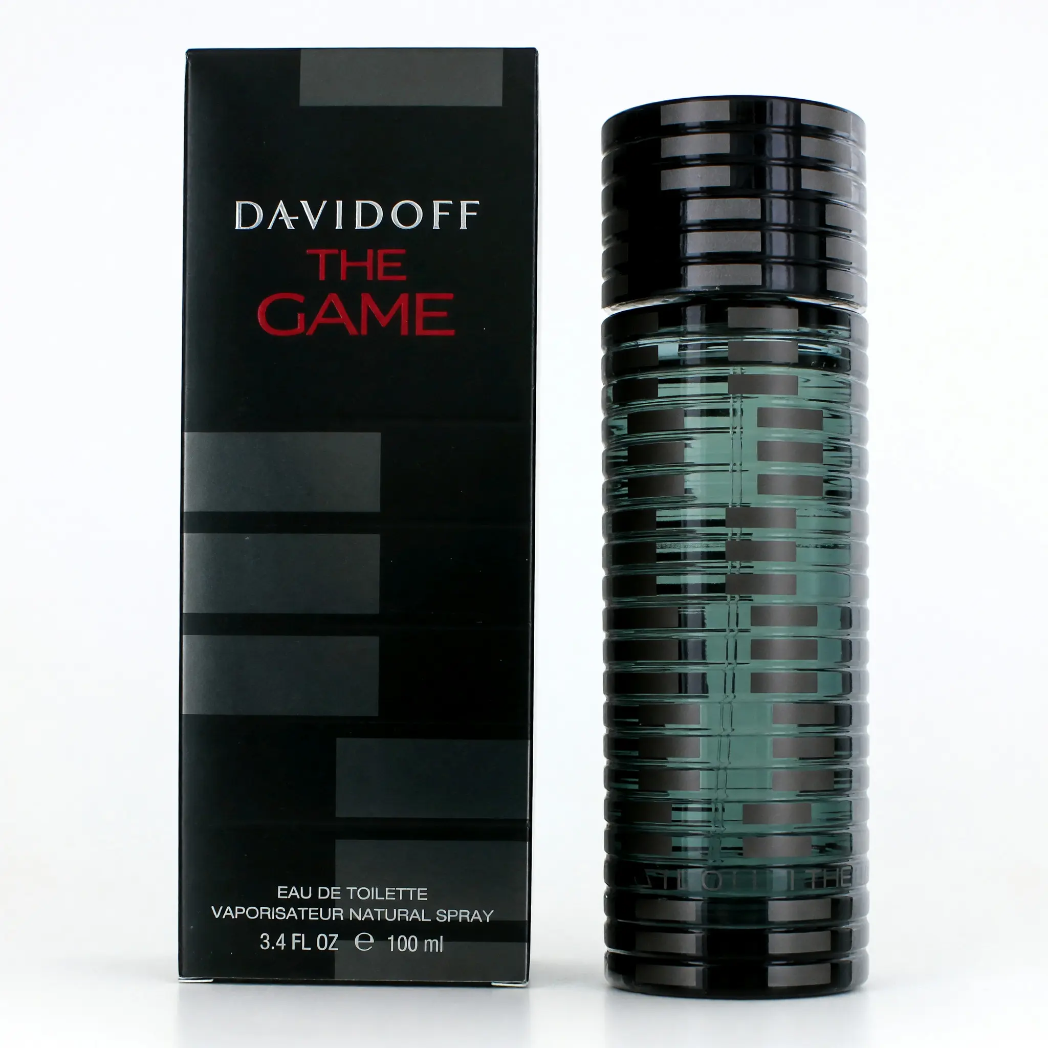 Davidoff The Game Men's Eau de Toilette Spray - 3.4 oz, Infused with Gin and Juniper Berries, Iris and Precious Woods, Wood Notes