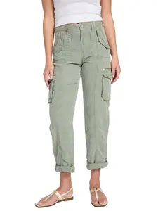 GUESS Female Nessi Linen Cargo Pants