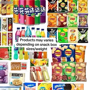 6LB Assorted Asian Snack Box Sweet & Savory Ramen Drinks Multipack Wide Selection Variety Delights Inclusive Snacks