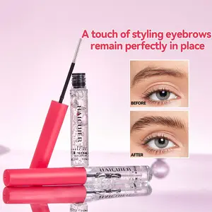 Clear Waterproof Brow Gel, Long-Lasting Invisible Setting Formula, Non-Sticky Eyebrow Gel, Eyebrow Makeup Products, Shapes & Lifts Natural 3D Brows, All Skin Types, Precisely Sculpted Brows, Brow Lamination Gel