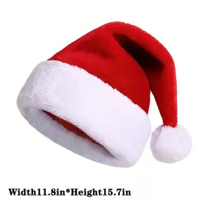 Christmas hat Santa Hats Family Matching Xmas Knit Hat Parent-Child Pom Beanie Winter Warmer Crochet Cap Red White for Christmas Party