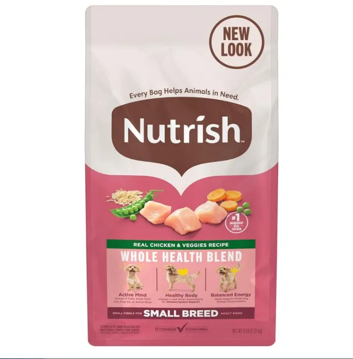 Nutrish Small Breed Dry Dog Food with Chicken, 6 lb. Bag (Rachael Ray)
