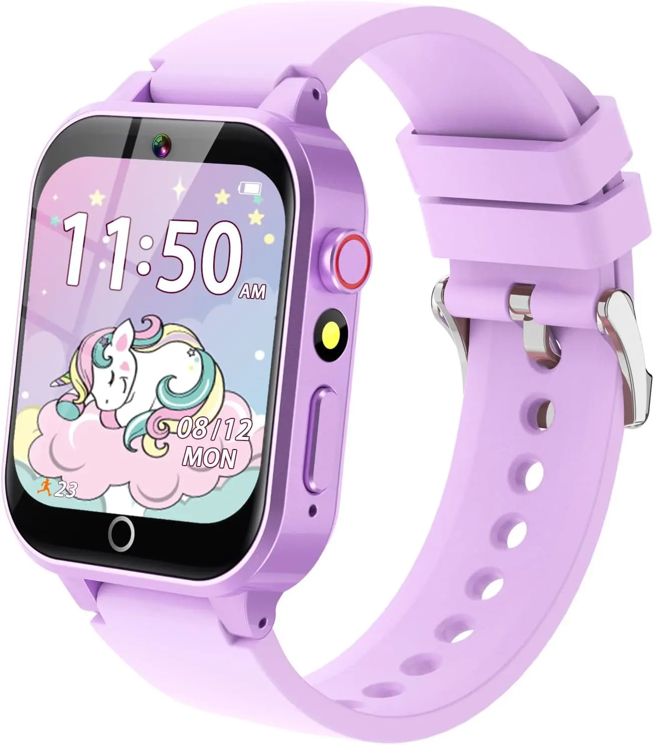 Kids Smart Watch Toy for Girls Ages 3-12, HD Touch Screen Watch with 26 Games, Camera, Video, Music Player, Flashlight and Pedometer, Birthday Gift