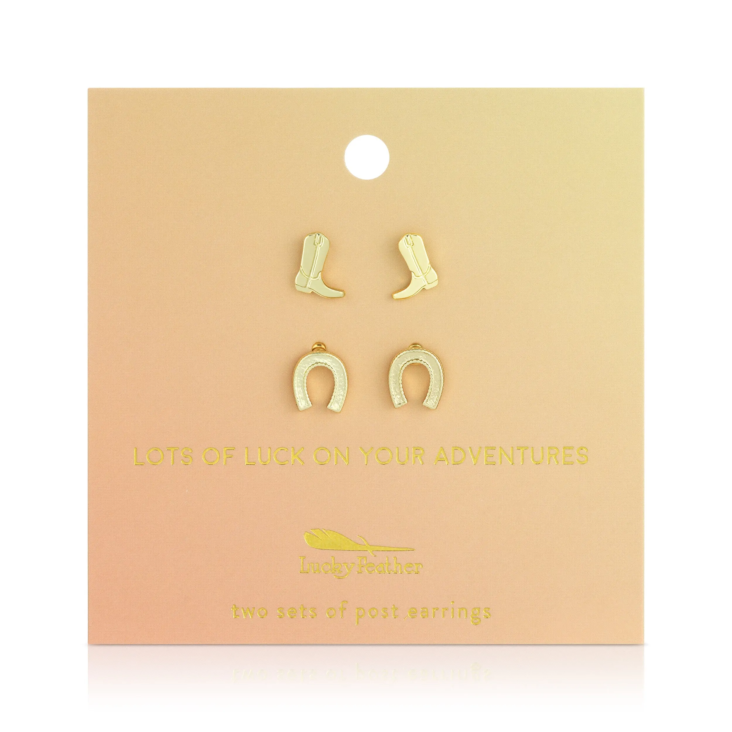 Lots of Luck - Boots + Horseshoe Studs