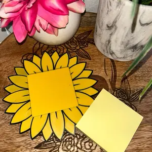 3d printed sunflower sticky note holder/sticky notes/3d printed