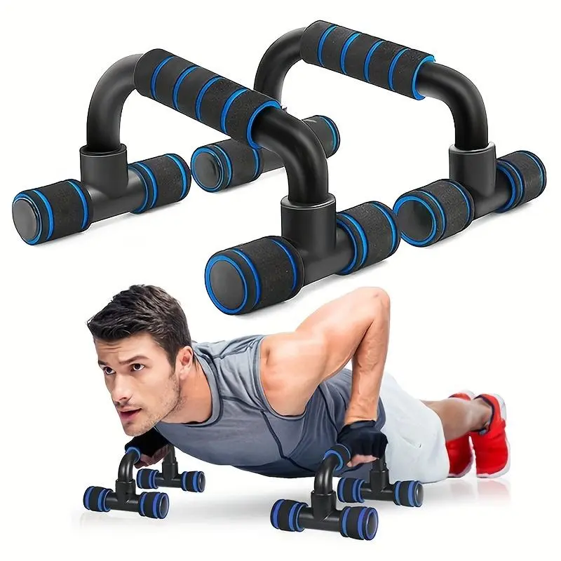 Pushup Rod: Cushioned Foam Grip and Non-slip Construction - Good for Both Male and Female Sports!