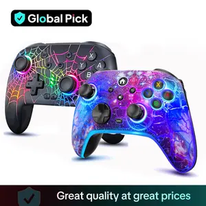 RBG Wireless Switch Controller for Nintendo Switch/Lite/OLED-Switch Pro Controller/iPhone/Android Game Stick,Programmable Game Joysticks for Nintendo Switch