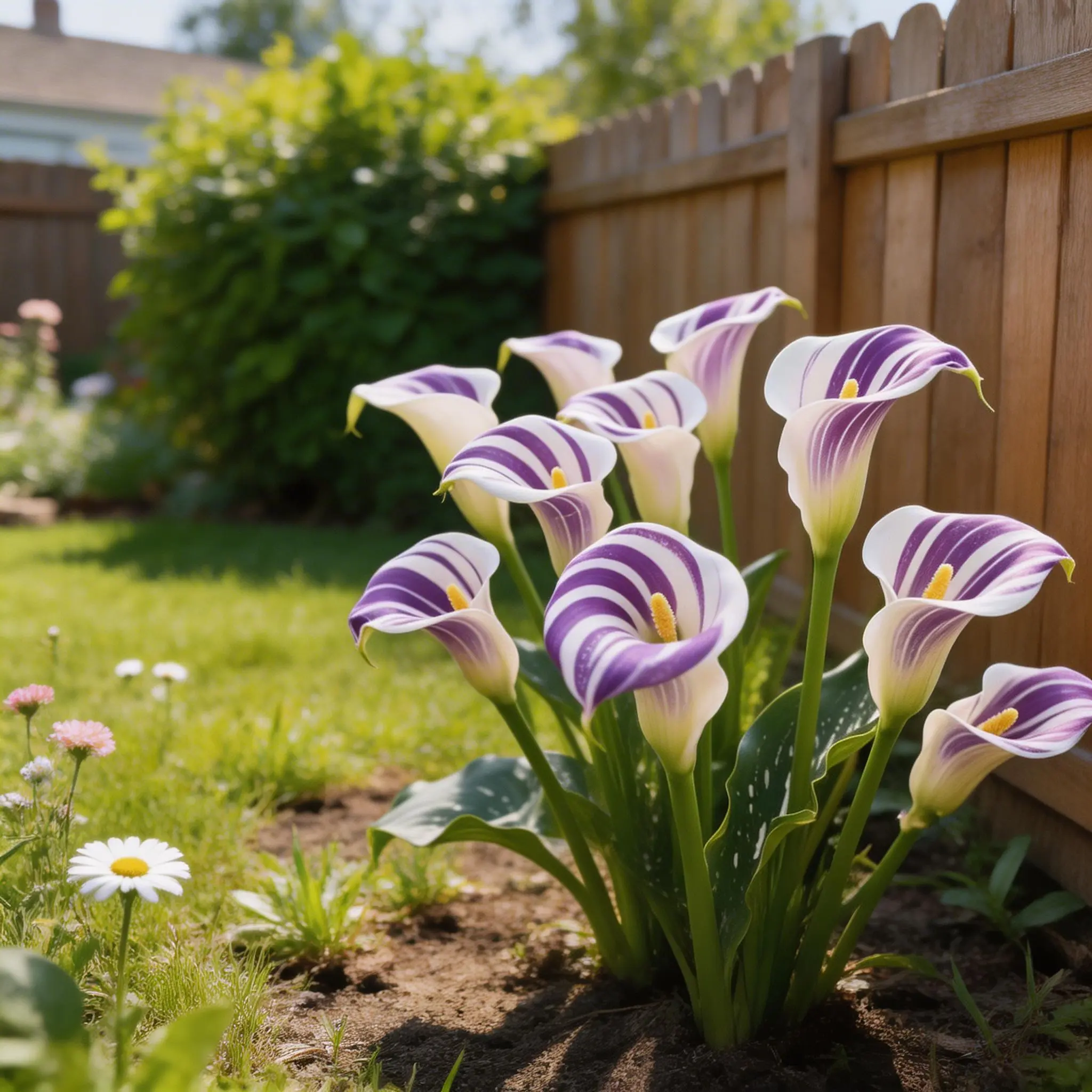 150 seeds of perennial calla lily, suitable for bonsai, indoor and outdoor garden planting. A precious flower seed for family inheritance, attracting pollinators, for home decoration.