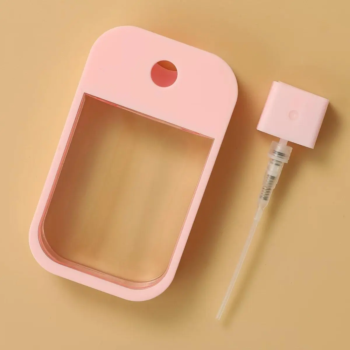 45ML Transparent Spray Bottle, Clear Portable Perfume Refill Bottle, Plastic Disinfectant Bottle, Travel Essential, Compact Design