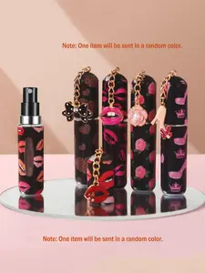 Reusable Butterfly Perfume Spray Charming Keychain Bottle, Travel Refillable 5ML Capacity, Leak-Proof Portable Fragrance Dispenser Gift