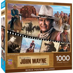 John Wayne - Legend of the Silver Screen 1000 Piece Jigsaw Puzzle