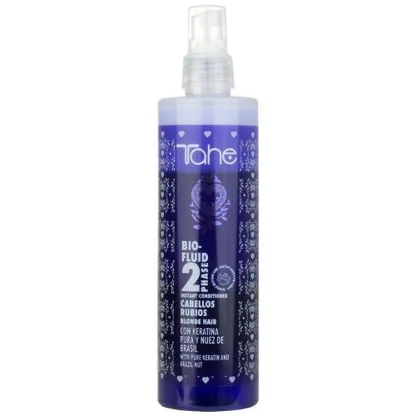 Tahe 2 phase Bio-Fluid Blonde hair conditioner 300ml (Violet)