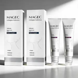 Reduces Wrinkles and Double Chin,Five Rollers for All Around Massage,Neck Firming Cream,Collagen Neck Cream,Relieves Edema,Suitable for Wrinkled Skin,with Hyaluronic Acid,VitaminC+E.