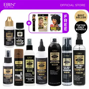 EBIN Wonder Lace Bond Ultimate Wig Kit with FREE Bonnet, HD Wig Cap & Melting Band | Maximum Hold, Full Styling System