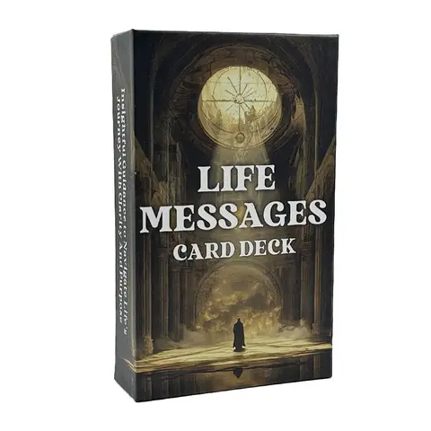 Life Messages Card Deck, Tarot Card Decks, 54pcs/set Tarot Card Game, Card Game for Adults, Card Games for Teens, Party Game, Fun Game for Family & Friends, Party Game Cards, Card Game Sets