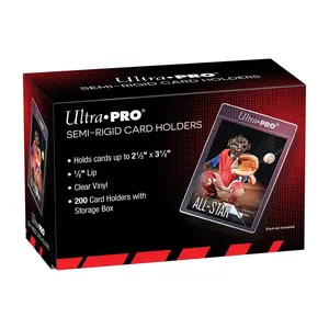 Ultra PRO Semi-Rigid Card Holders 200ct 1/2" Lip – Standard Size Grading Sleeves