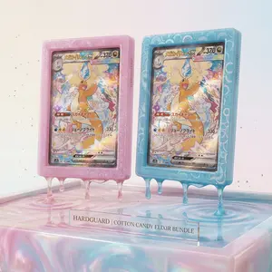 Cotton Candy Elixir TopGuard Bundle | Galaxy Card Protection for Top Loaders TCG / SPORTS / POKEMON comes with Ultra Pro Top Loader