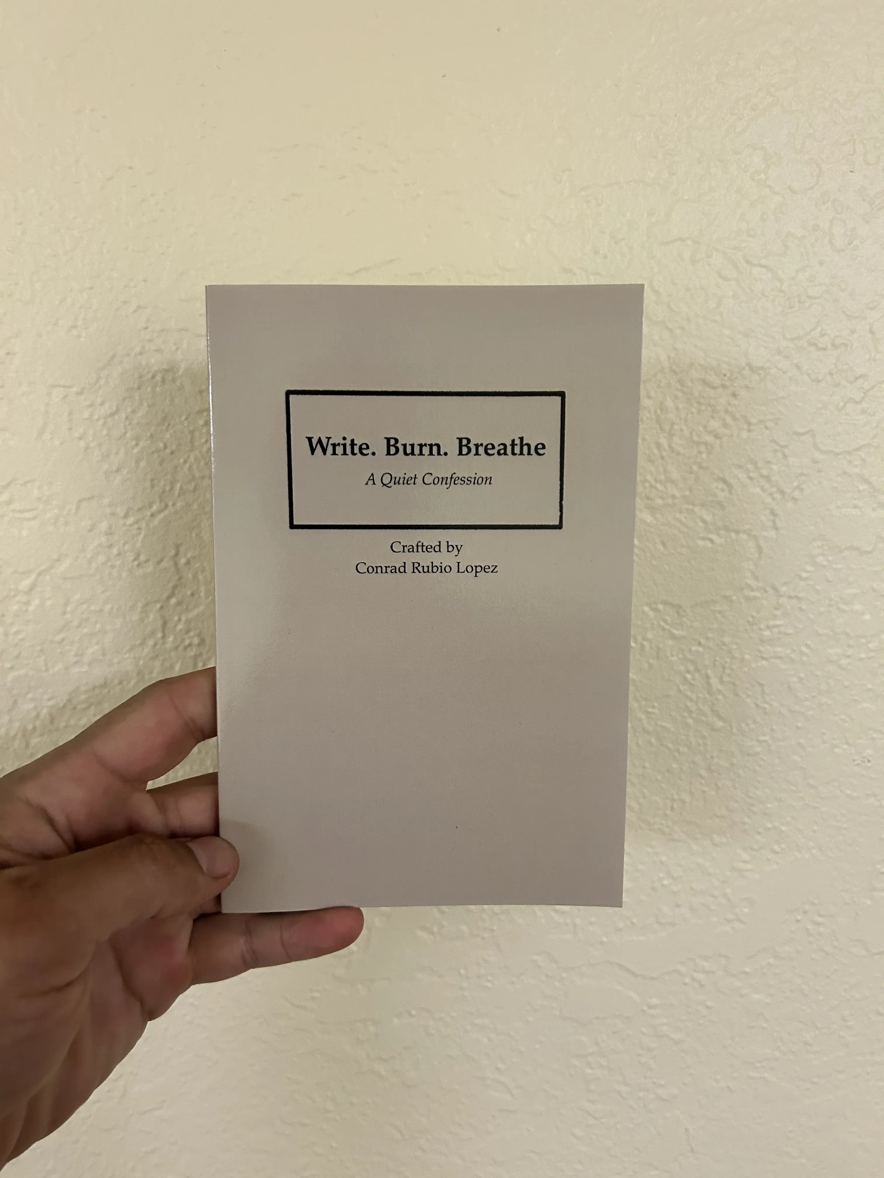 "Write, Burn, Breathe: A Quiet Confession Journal for Letting Go, Emotional Healing, Personal Growth and Journaling to Move On From Past Experiences"