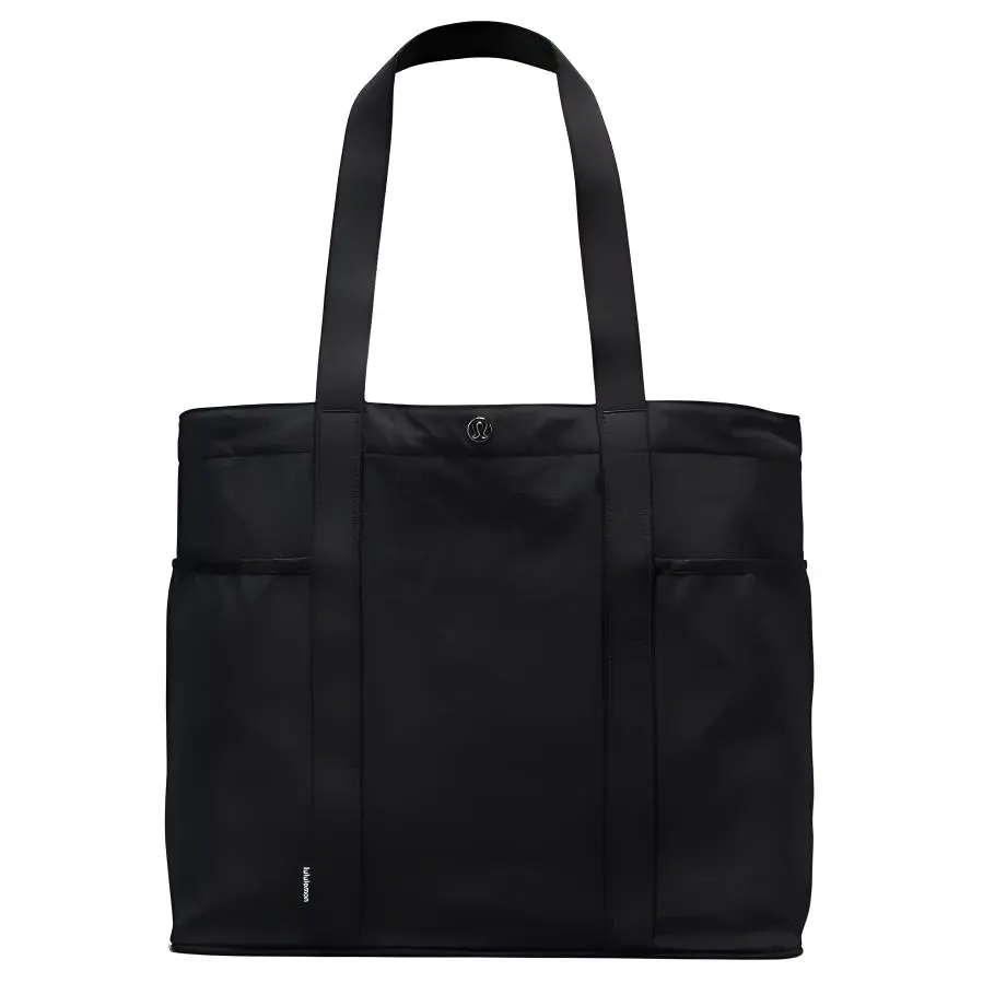 Lululemon Daily 20L Tote Bag - Tote Bags for Women with Metal Logo Snap Closure, Recycled Nylon, Unisex Design