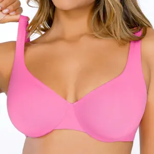 FeelinGirl FeelSoft Minimizer Bras for Women Comfort Underwire Balconette Bras Plus Size Full Coverage No Padded Seamless Daily Bras Womenswear Comfortable #2