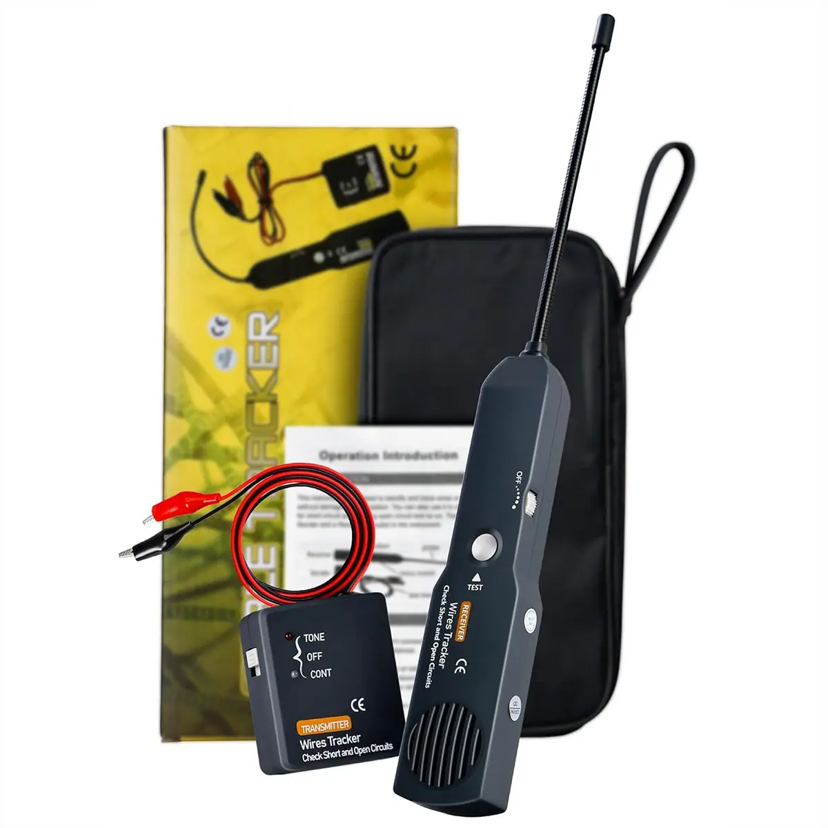 EM415PRO Automotive Circuit Breaker Finder Tone Generator Cable Wire Breaker Fault Finder 6-42V Wire Tracer Short Circuit Finder