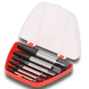 Screw Extractor Bit Set for Broken or Damaged Screws, Carbon Steel Double-Sided Screw Center Bits, Removal Tool Set, Gift