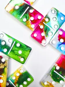 Domino Set  - Colorful Dominoes with Unique Design Attributes