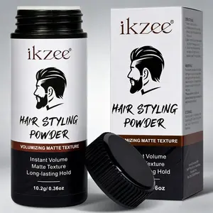 Ikzee Hair Styling Powder 10g, Natural Volumizing Setting Powder, Styling Texture Powder, Essential for Summer Travel, Lightweight and Easy to Use