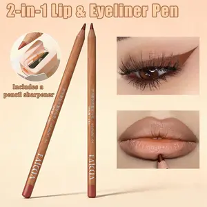 2Pcs Lip Liner Set - Waterproof Long Lasting Smudge Proof Lip Makeup Pen, Smooth High Pigment Lip Definer for All Skin Tones!