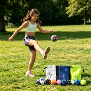 All-Weather DirtBag Hacky Sack – Portable Outdoor Kick Toy for Family Fun  Random shipment of 1 set (each set includes 3 color balls + 1 zipper bag)