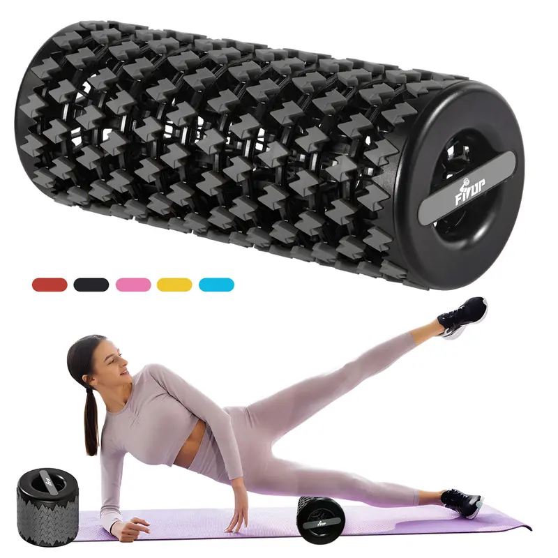 RELIFE Soft Foam Roller - 1-Piece Backpack-Ready Extra Soft Fitness Support & Flexibility Foam Roller, Retractable Compact Home Workout Equipment for Muscle Relief