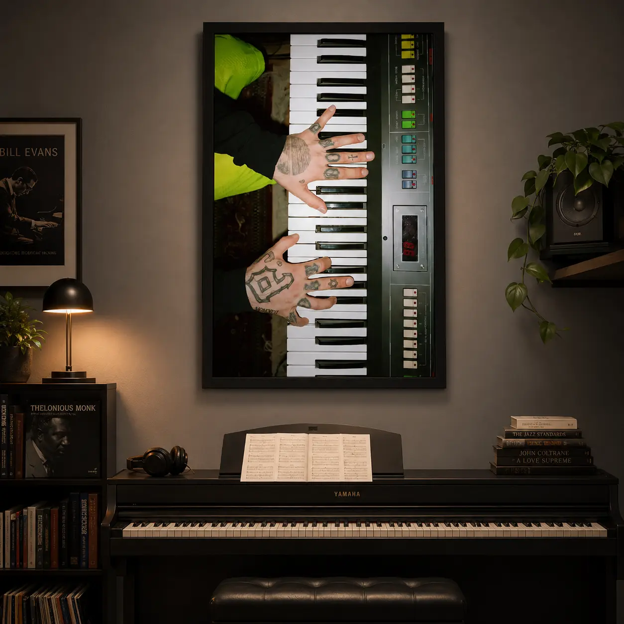 Mac Miller Piano Hands Poster – Retro Music Wall Art for Studio Decor,Canvas Poster Wall Decor, Room Decorations, Funky Home Decor,anime wall art,bedroom canvas poster