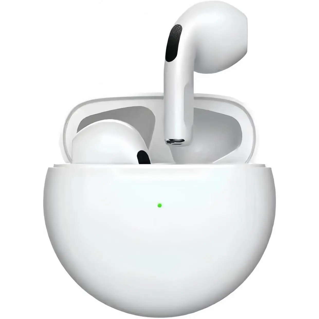 Wireless Bluetooth TWS Stereo Earbuds - In-Ear Headphones with 30-Hour Long Battery Life, Bass Boost, Lightweight Design, Built-In Microphone, Water Resistant, Compatible with iPhone & Android Phones