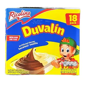 Ricolino Duvalin BiSabor Hazelnut Vanilla 18 Pieces - Snack Candy candies sweet Sweet Bonbon mexican dulces Creamy
