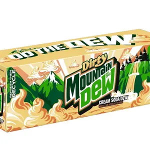 2) Dirty Mountain Dew 12 packs -ships fast