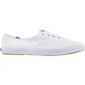 Keds Womens Champion Originals Lace Up Sneakers Shoes Casual - White