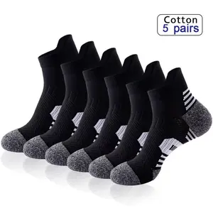 5 pairs women men sports run socks