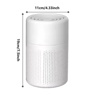 Home Air Purifier 11cm x 19cm Compact Air Cleaner for Home Use