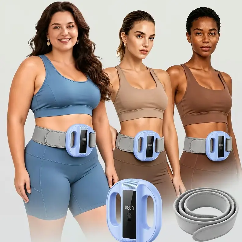 2026 New R10 Mini Fascia Ring Belt, Upgraded Adjustable Strap (Fits Up to 55in Waist), Cordless Rechargeable Waist & Back Muscle Recovery Device, Portable Massager for Parents, Sports Accessory