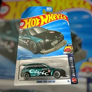 Hot wheels Honda Civic custom 1:64 *mainline to the super* 2026 f case