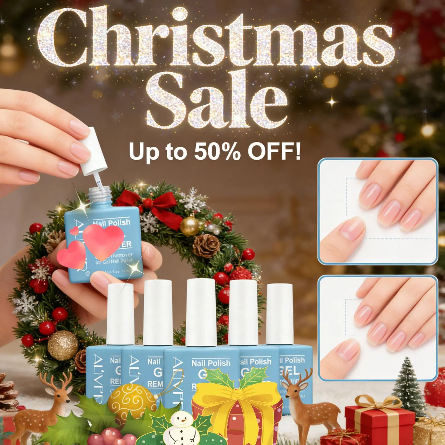 Powerful Liquid Nail Polish Remover for Fast Removal, Quick-Dissolving and Gentle Formula, An Essential for Nail Care, Quick Dissolve, Nail-Friendly