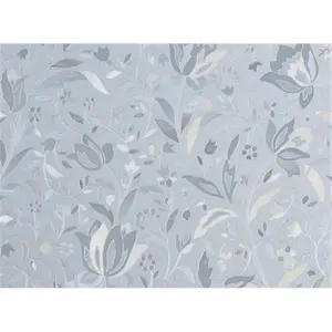 212 MAIN Cut Floral Flower Vinyl Window Decor Film - 24 in. Premium Privacy, Light-Filtering for Baby & Maternity Room Glass Decoration