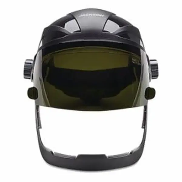 Jackson Safety 138-14238 QUAD 500 Premium Multi-Purpose Face Shield - 1.6 lbs, Above-the-Neck Face Protection, Shade 8 IR, Flame Resistance, Hard Hat Interchange System