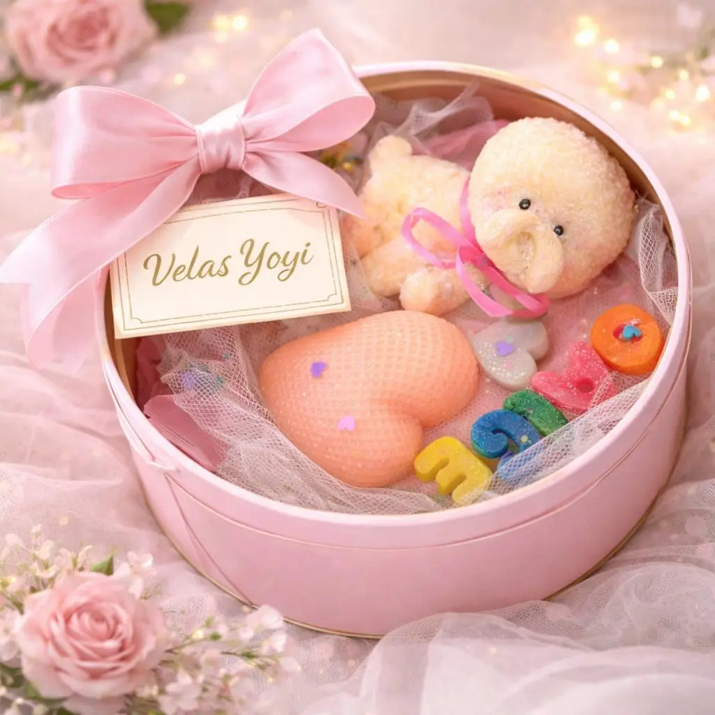 Personalized Plush Teddy Bear Gift Set – Romantic Home Decor
