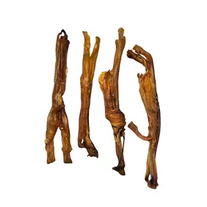 Jumbo Beef Tendons 3 Count - Single Ingredient Dog Treats with Glucosamine & Chondroitin for Joint Health - Tough Chewy Texture Natural
