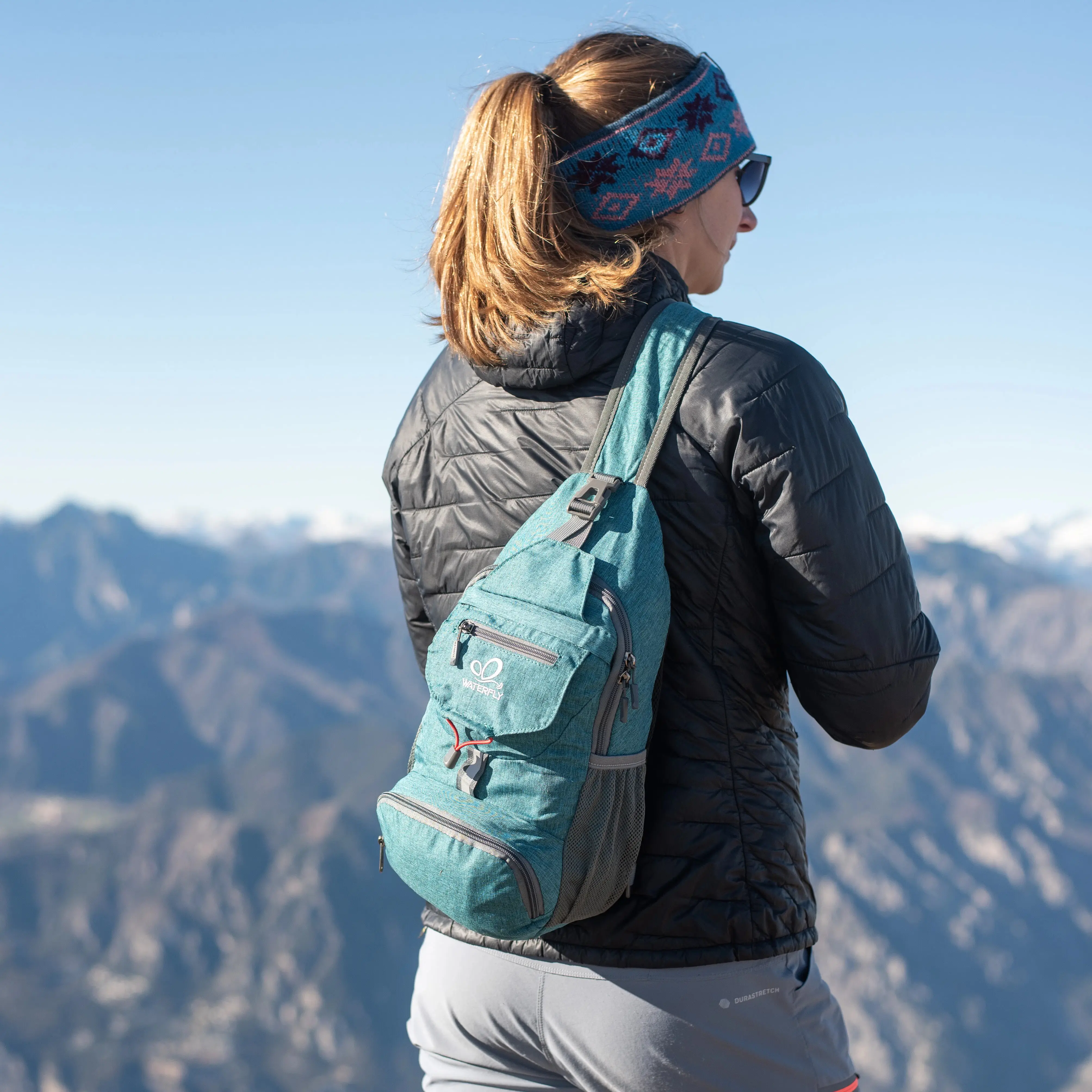 WATERFLY Packable Small Multifunctional Chest Bag, Crossbody 
