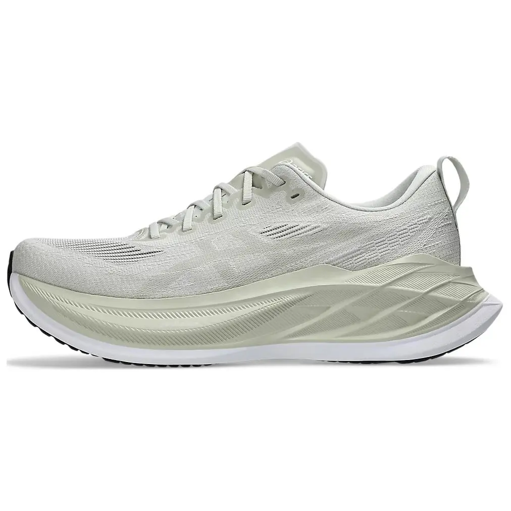 ASICS Superblast 2 Lake Grey White Sage Comfort Low Top Running Shoes Men's Green 1013A142-300