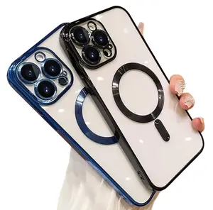 Fancy Transparent Phone Case for iPhone 17 / 16 / 16E / 15 / 14 / 13 / 12 / Plus / Pro / Pro Max / Shockproof Protection with Camera Lens Cover