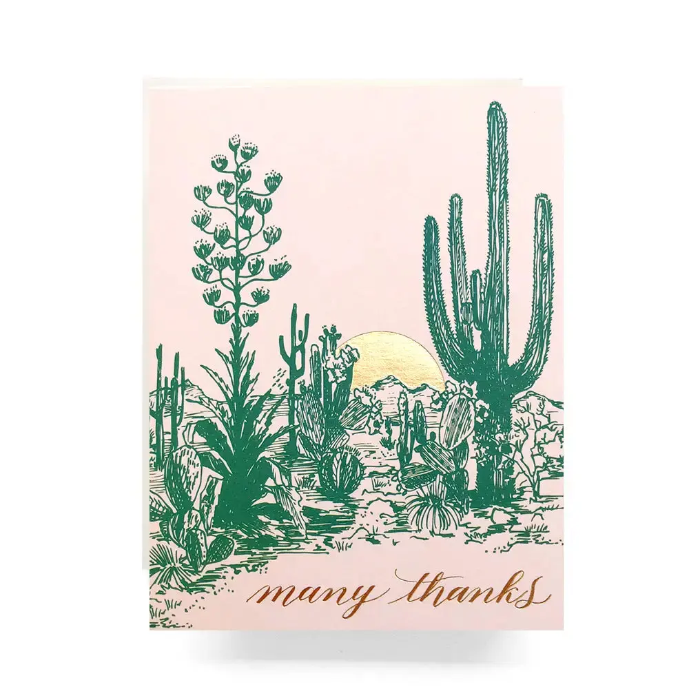 Many Thanks Desert Card