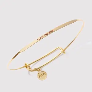 I Love You Mom Bangle